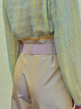 Halo Label Silk Shorts