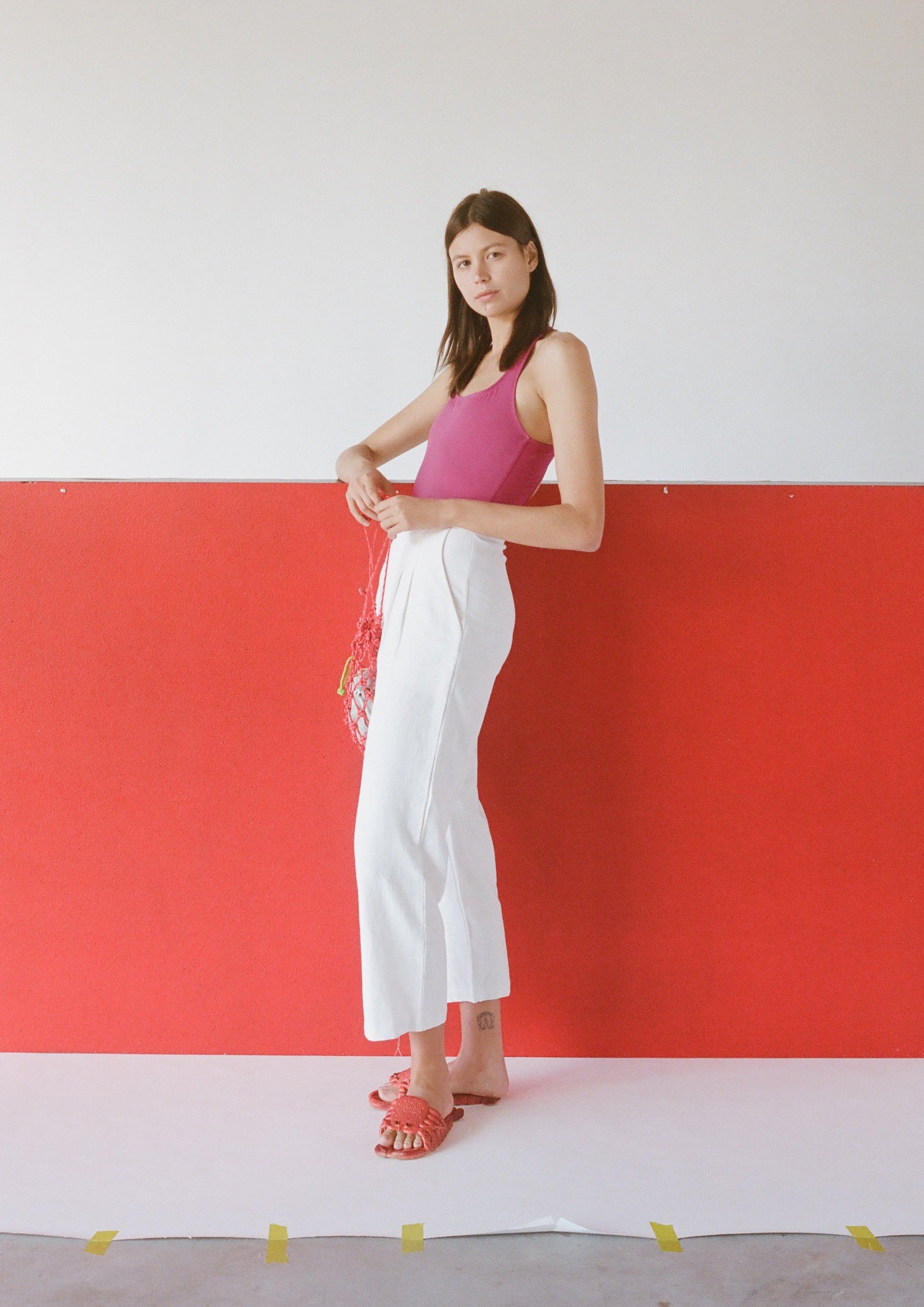 【YOURNUS】Roulette Pigment Bermuda Pants Bottoms – Jume
